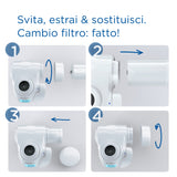 Brita filtro di ricambio ON TAP V-MF, 1 filtro (600L) - per acqua priva di batteri al 99,99% & gusto migliore