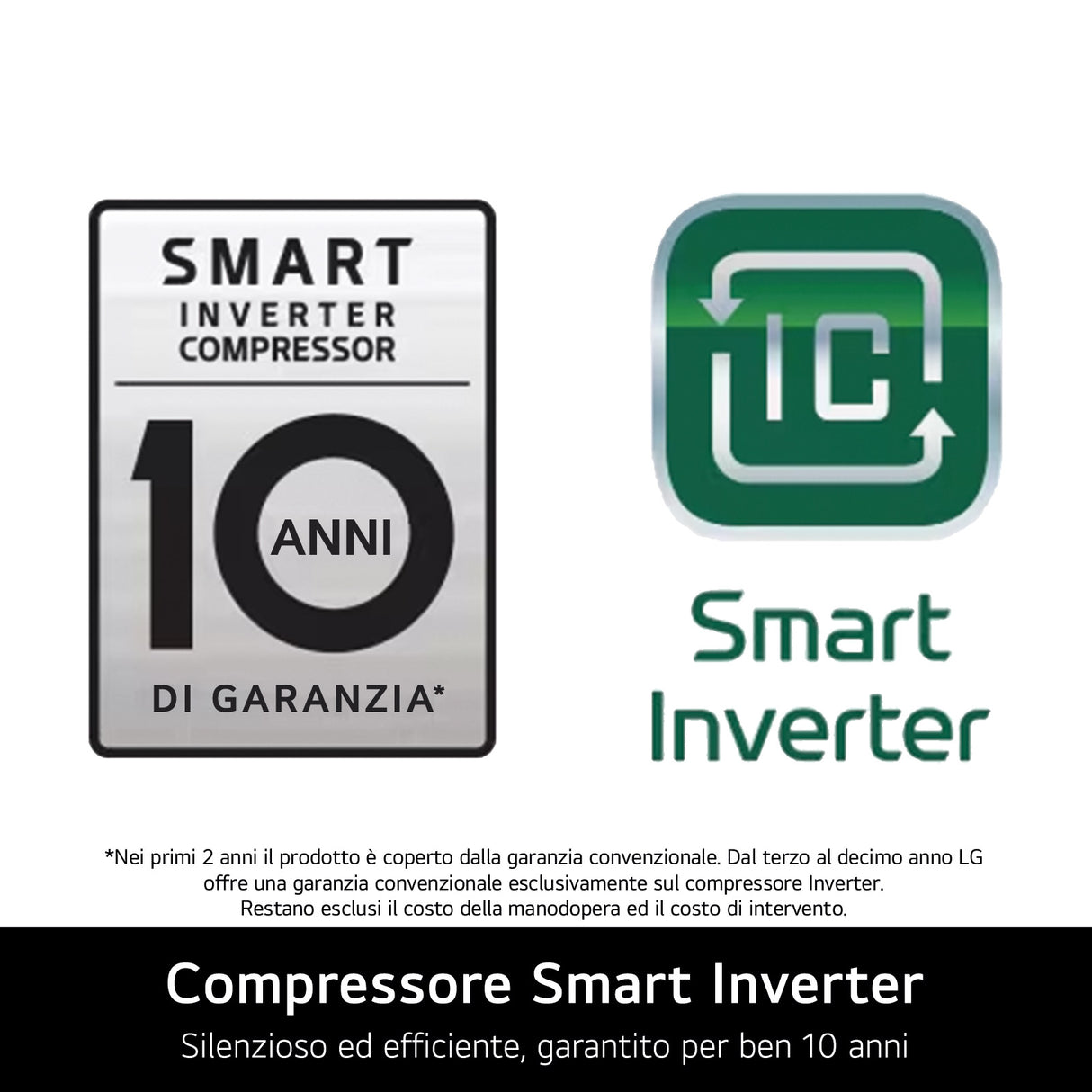 LG GBV5240DPY Frigorifero combinato, Classe D, 387L, Fresh Converter, Total no frost, Argento
