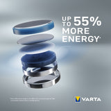 Varta LITHIUM Coin CR2016 (Batteria a bottone, 3V) Blister da 2