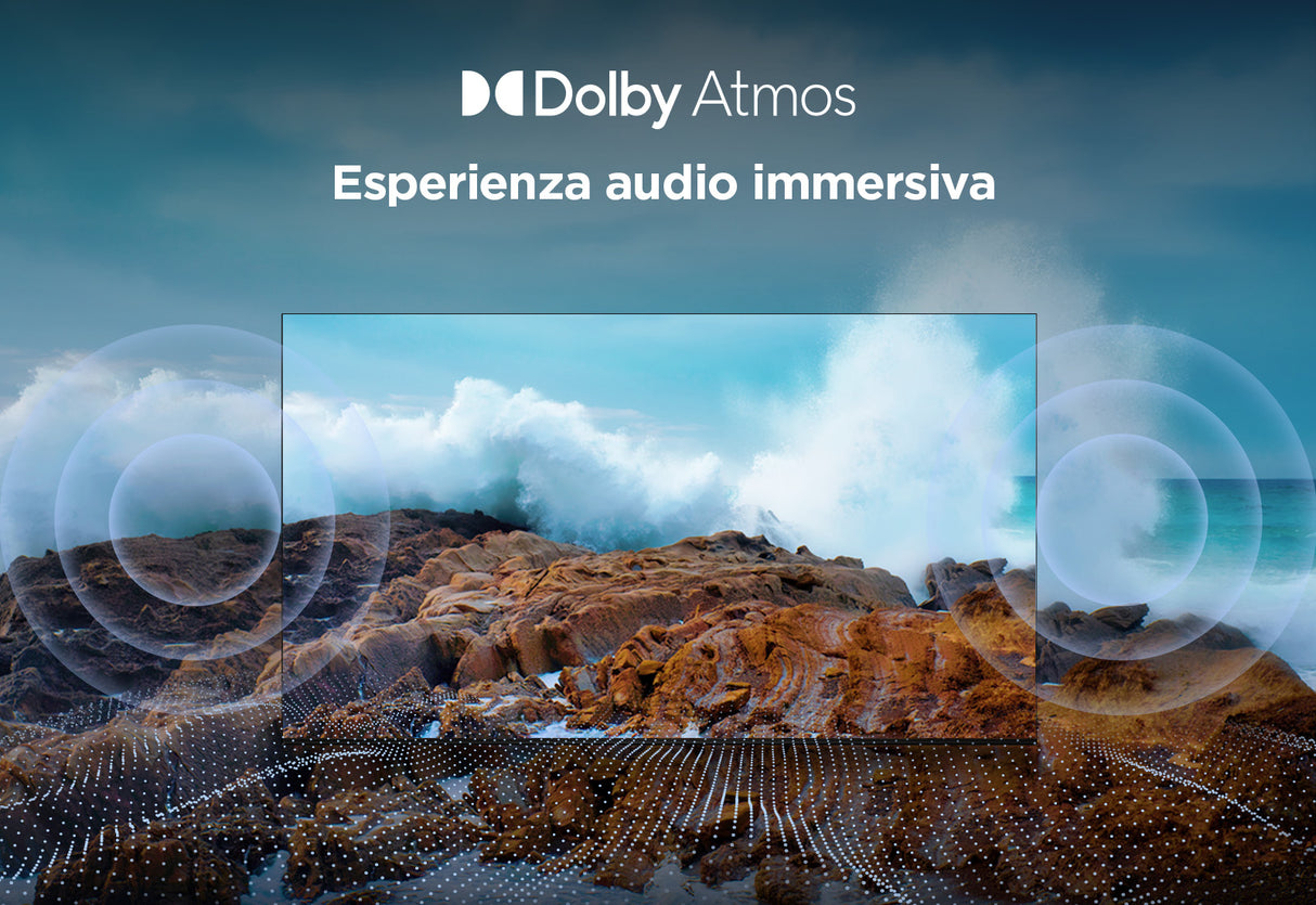 TCL C69 Serie C6 Smart TV QLED 4K 43" 43C69B, Dolby Vision, Dolby Atmos, Google TV
