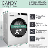 Candy BR 48B6-S lavatrice Caricamento frontale 8 kg 1400 Giri/min Bianco