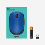 Logitech M171 Blue-K mouse Ufficio Ambidestro RF Wireless Ottico 1000 DPI