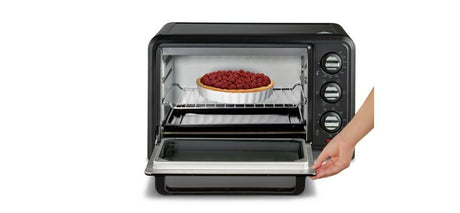 Moulinex OX4448 Optimo Forno Elettrico con Capacità di 19 L, Potenza 1380 W, Nero 71x117x81cm