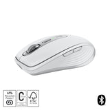 Logitech MX Anywhere 3S mouse Ufficio Mano destra RF senza fili + Bluetooth Laser 8000 DPI