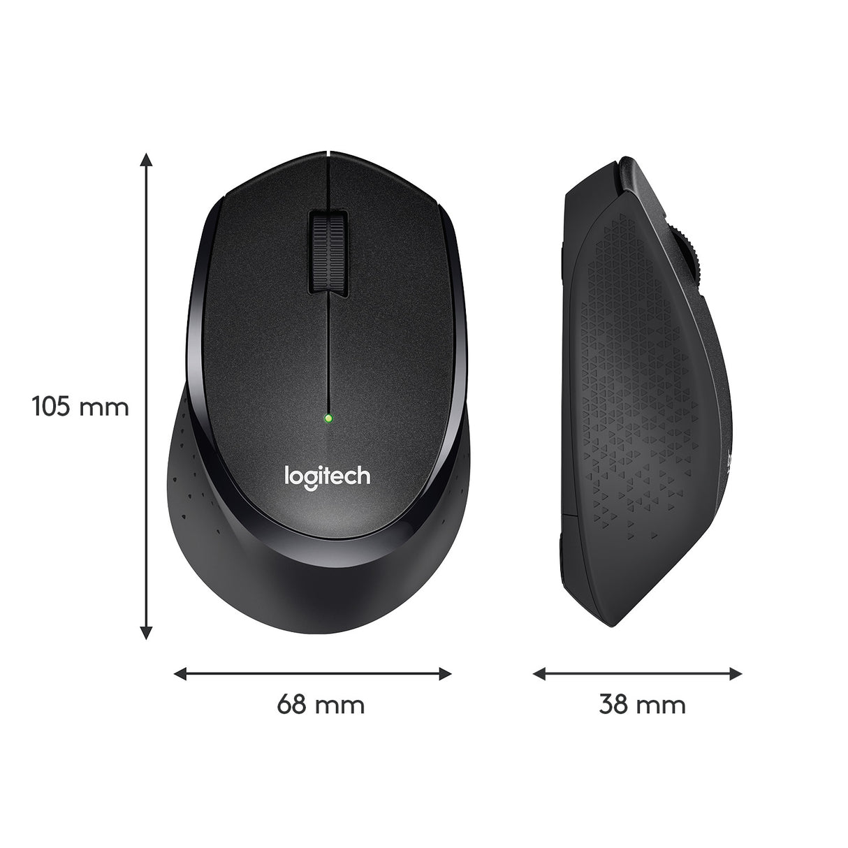 Logitech M330 Silent Plus mouse Ufficio Mano destra RF Wireless Meccanico 1000 DPI