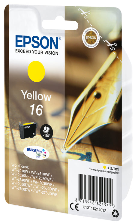 Epson Pen and crossword Cartuccia Penna e cruciverba Giallo Inchiostri DURABrite Ultra 16