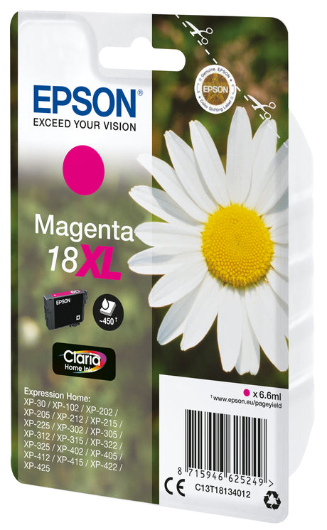 Epson Daisy Cartuccia Margherita Magenta Inchiostri Claria Home 18XL