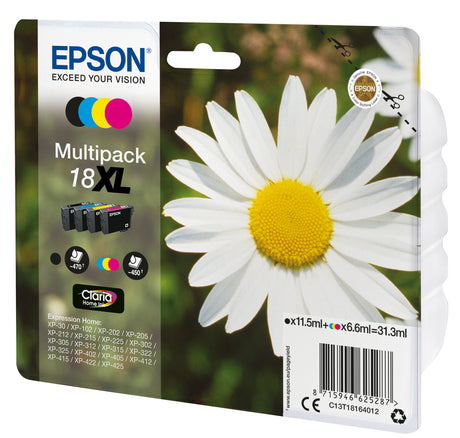 Epson Daisy Multipack Margherita 4 colori Inchiostri Claria Home 18XL