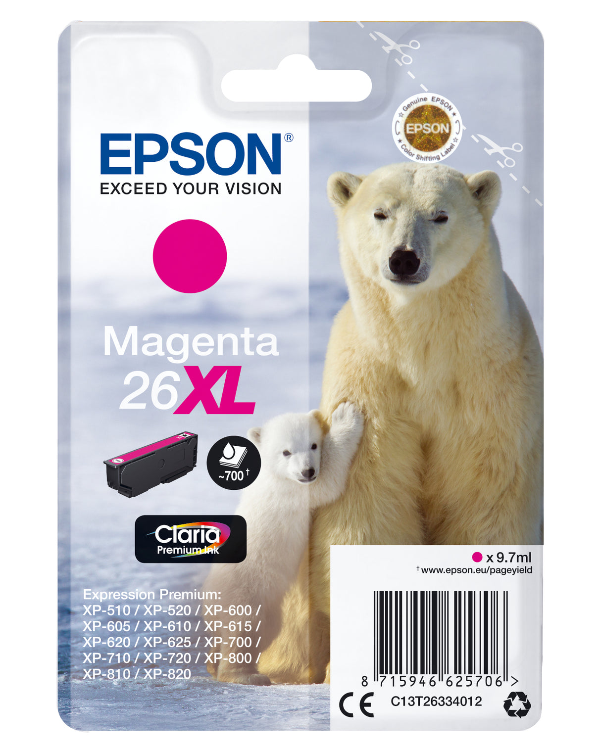 Epson Polar bear Cartuccia Magenta xl