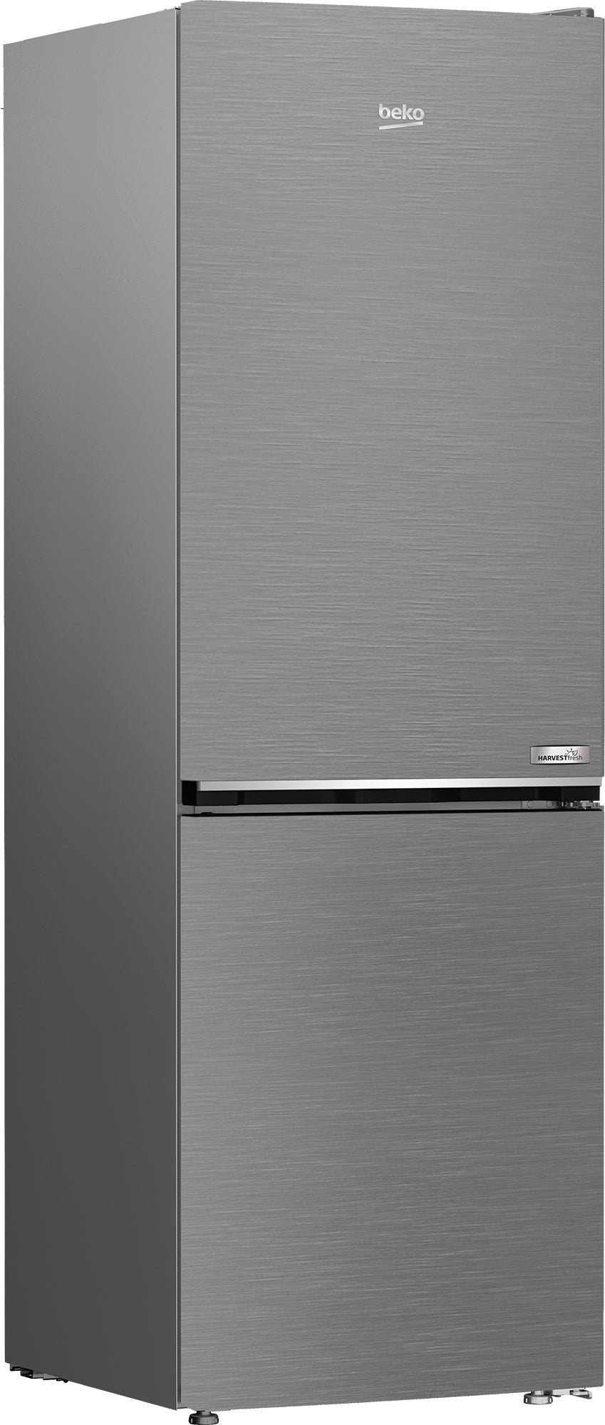 Beko Frigorifero Combi 1.80cm, Classe C, Total NF, Compressore ProSmart™Inverter, Metal Look, AeroFlow, HarvestFresh, 35 dBA