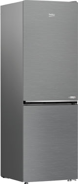 Beko Frigorifero Combi 1.80cm, Classe C, Total NF, Compressore ProSmart™Inverter, Metal Look, AeroFlow, HarvestFresh, 35 dBA