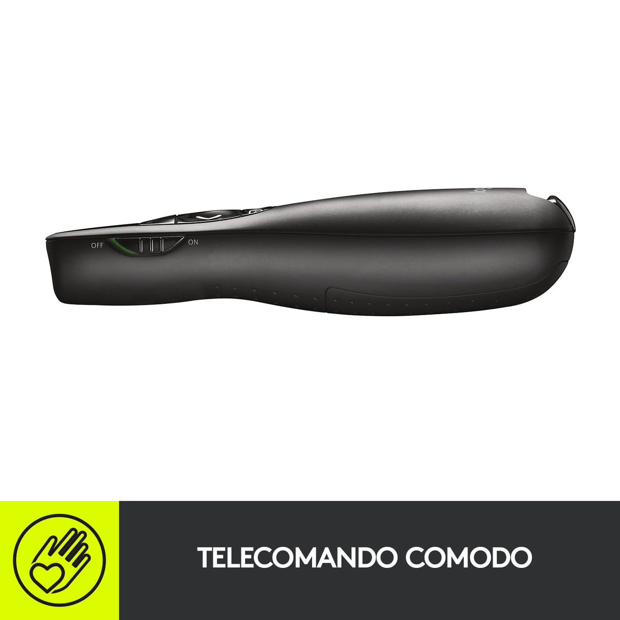 Logitech R400 puntatore wireless RF Nero