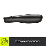 Logitech R400 puntatore wireless RF Nero