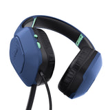 Trust GXT 415B Zirox Auricolare Cablato A Padiglione Gaming Blu