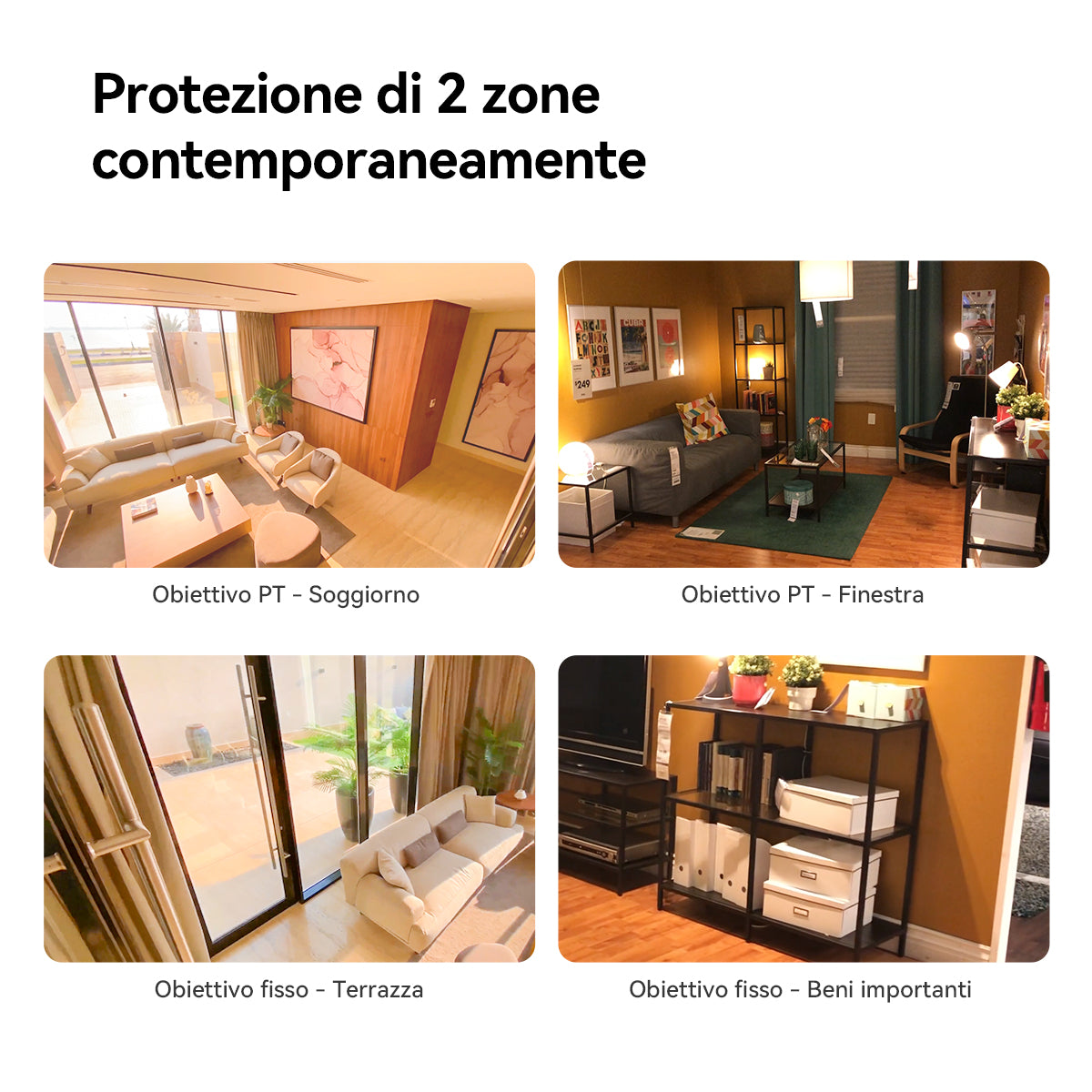 Imou Ranger DUAL 6MP (3MP+3MP) Telecamera WiFi Interno con Doppia Lente, 360°PTZ Telecamera da Interno, Rilevamento Umano, Tracciamento Intelligente, Visione Notturna a Colori, Modalità Privata 2,4ghz