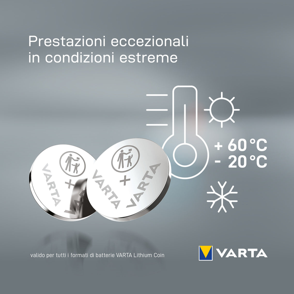 Varta LITHIUM Coin CR2032 (Batteria a bottone, 3V) Blister da 2