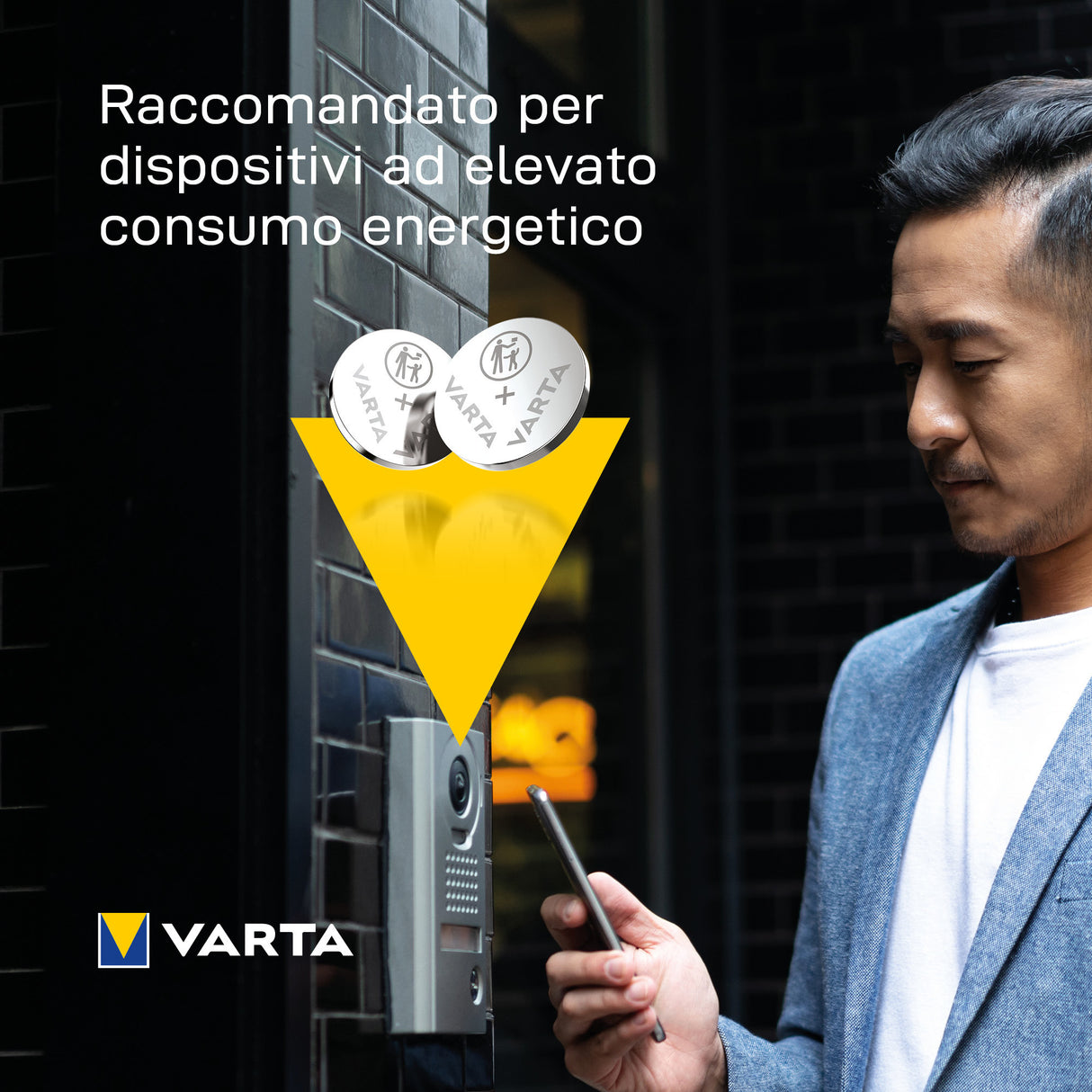 Varta LITHIUM Coin CR2025 (Batteria a bottone, 3V) Blister da 2