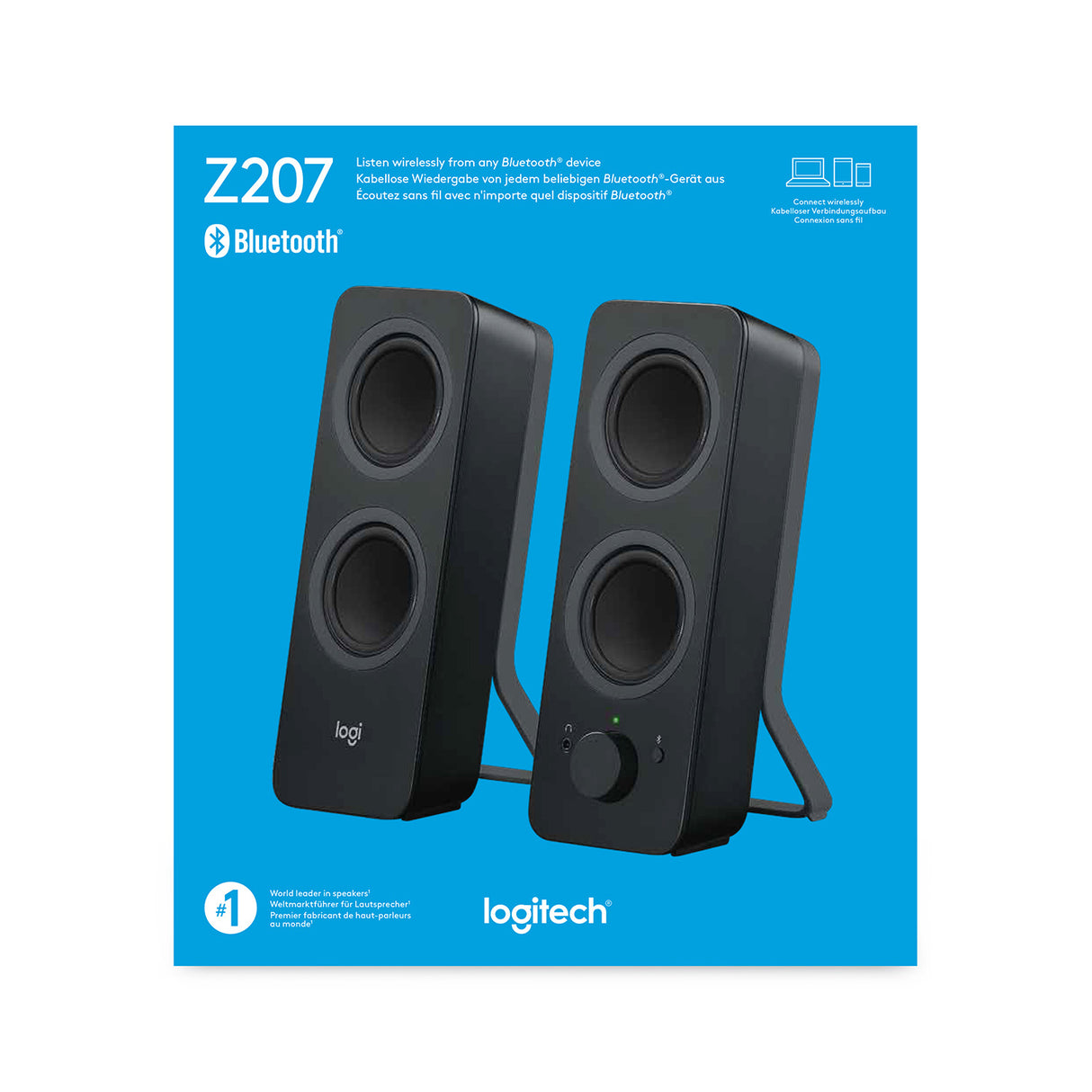 Logitech Z207 Nero Con cavo e senza cavo 5 W