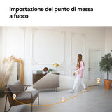 Imou Ranger DUAL 6MP (3MP+3MP) Telecamera WiFi Interno con Doppia Lente, 360°PTZ Telecamera da Interno, Rilevamento Umano, Tracciamento Intelligente, Visione Notturna a Colori, Modalità Privata 2,4ghz