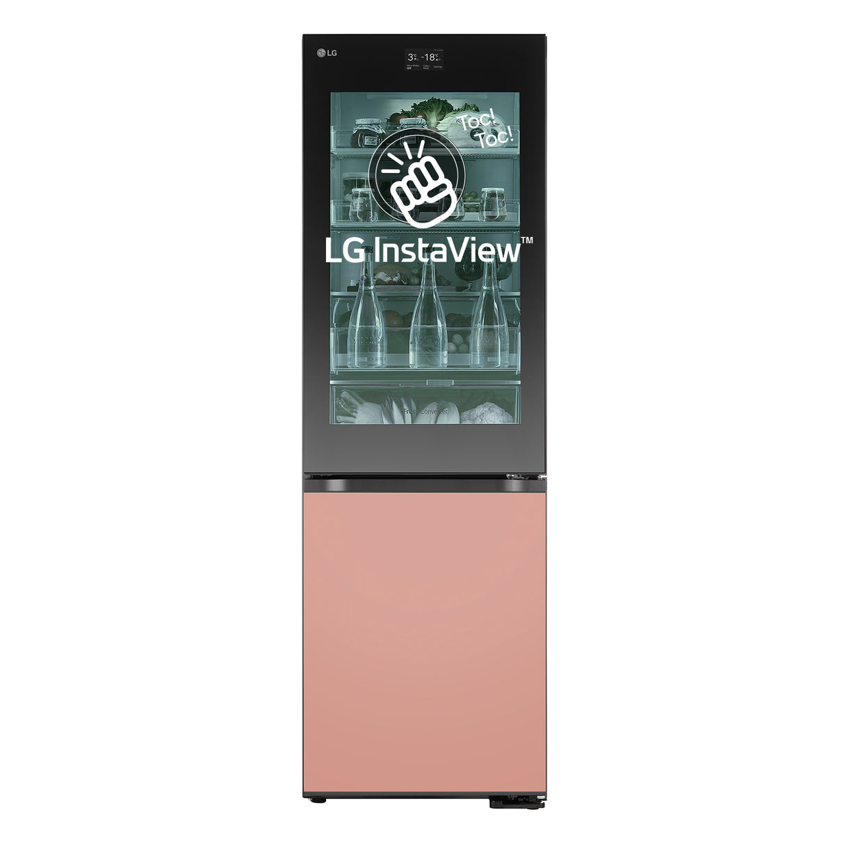 LG MoodUP GBG719MDNN Frigo combinato InstaView, Classe D, 352L , Colore personalizzabile