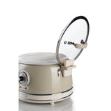 Ariete 2904 Rice Cooker - Cuociriso Elettrico con bowl in ceramica - Sushi fatto in casa - Multicooker - Linea Vintage - 3,5 L - 650 W - Beige