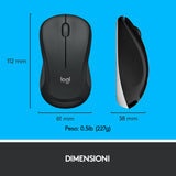 Logitech MK540 Advanced Combo Tastiera e Mouse Wireless per Windows, Ricevitore USB Unifying 2,4 GHz, Tasti di Scelta Rapida Multimediali, Durata Batteria di 3 Anni, per PC, Laptop