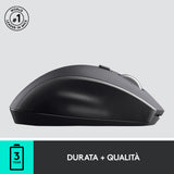 Logitech M705 Marathon Mouse Wireless, Ricevitore USB Unifying 2,4 GHz, 1000 DPI, 5 Pulsanti Programmabili, Durata Batteria di 3 Anni, Compatibile con PC, Mac, Laptop, Chromebook