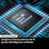 Samsung TV Neo QLED 4K 43" QE43QN90DATXZT Smart TV Wi-Fi Titan Black 2024, Processore NQ4 AI GEN2, Tecnologia Quantum Matrix, Neo Slim Design, OTS Lite