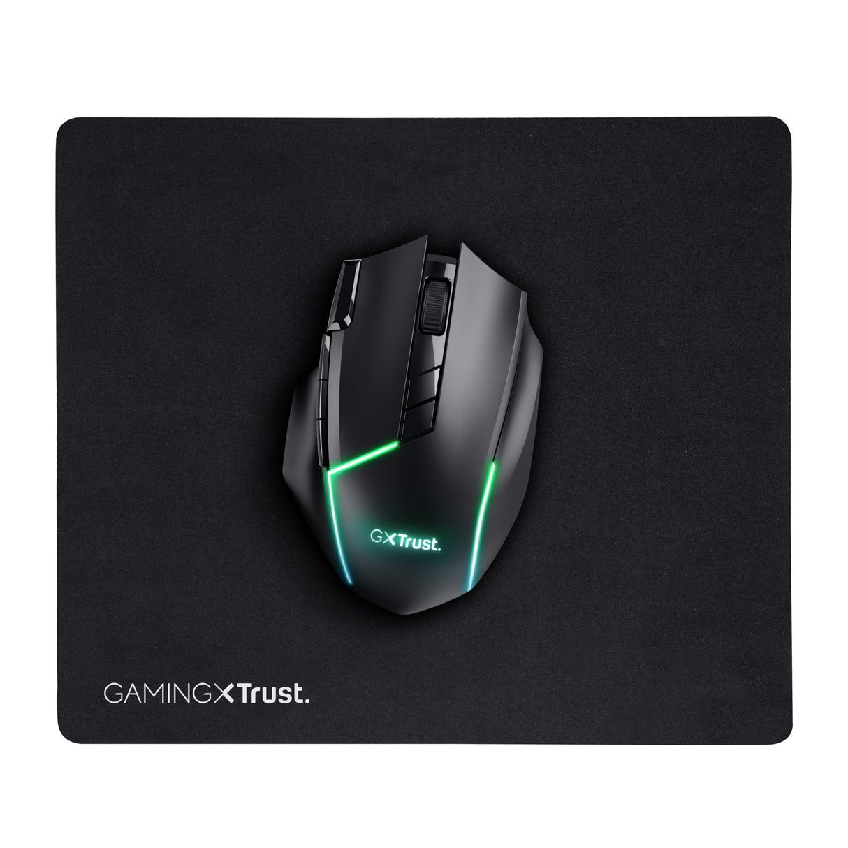 Trust GXT 754 Tappetino per mouse per gioco da computer Nero