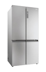 Haier Cube 90 Serie 7 HCR79F19ENMM frigorifero side-by-side Libera installazione 646 L E Platino, Acciaio inox