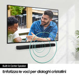 Samsung Soundbar HW-B650D/ZF Serie B, 4 Speaker, Wireless Dolby 5.1ch, Audio a 3.1 Canali, Surround sound expansion, Black 2024