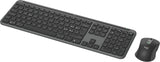 Logitech MK950 Signature Slim tastiera Mouse incluso Ufficio RF senza fili + Bluetooth QWERTY Italiano Grafite