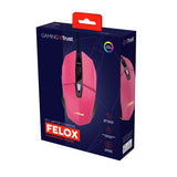 Trust GXT 109P FELOX mouse Gaming Ambidestro USB tipo A 6400 DPI