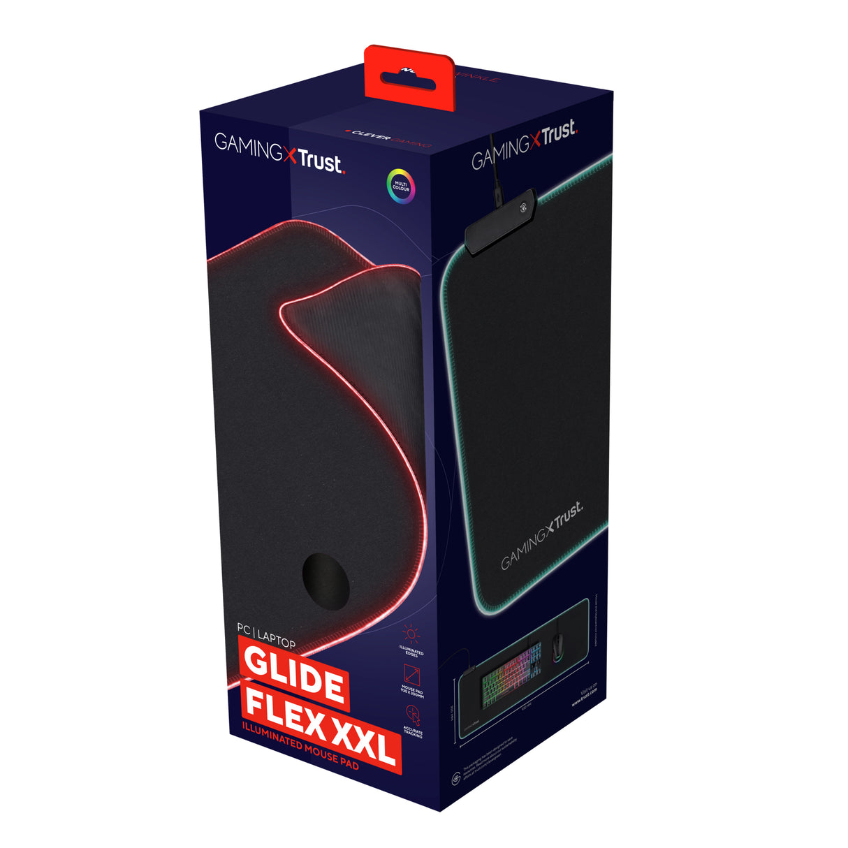 Trust GXT 764 Glide-Flex XXL Tappetino per mouse per gioco da computer Nero