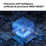 Imou Cruiser 2C 2K (3MP) - Telecamera Wi-Fi Esterno Motorizzata 360° - Visione Notturna a Colori, IP66, Tracciamento Intelligente, Rilevamento Umano con Faretto e Sirena, Audio Bidirezionale
