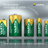 Varta Recharge Accu Power AAA 1000 mAh Blister da 4 (Batteria NiMH Accu Precaricata, Micro, ricaricabile, pronta all'uso)