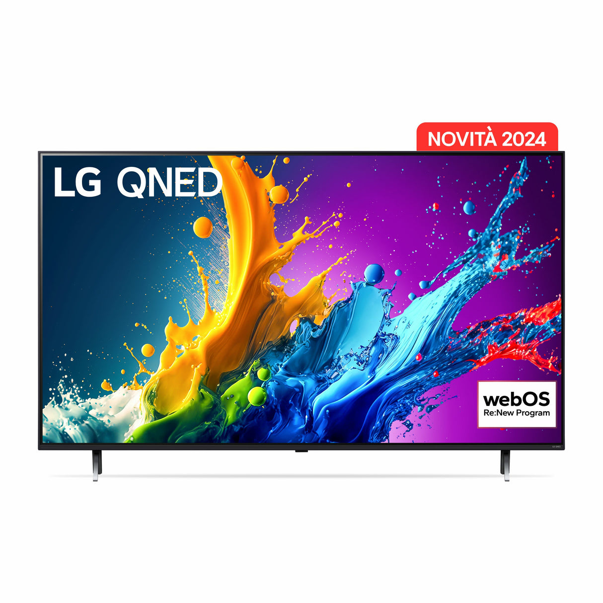 LG QNED AI 65'' Serie QNED80 65QNED80T6A, TV 4K, 3 HDMI, SMART TV 2024