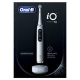 Oral-B iO Spazzolino Elettrico Ricaricabile 10 Bianco,1 Testina, 1 Custodia Da Viaggio ricaricabile, 1 Caricatore Sense