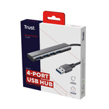 Trust Halyx USB 3.2 Gen 1 (3.1 Gen 1) Type-A 5 Mbit/s Nero, Grigio