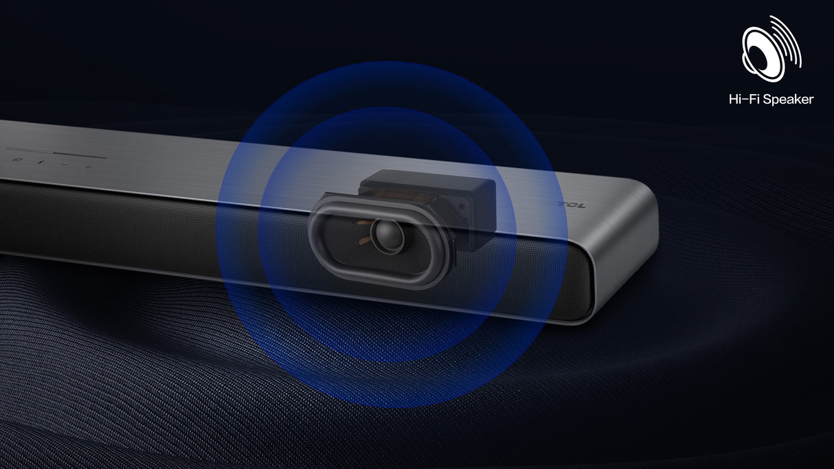 TCL S Soundbar S55H 2.1 canali, Dolby Atmos con Subwoofer integrato, supporto HDMI eARC, Bluetooth, 220W