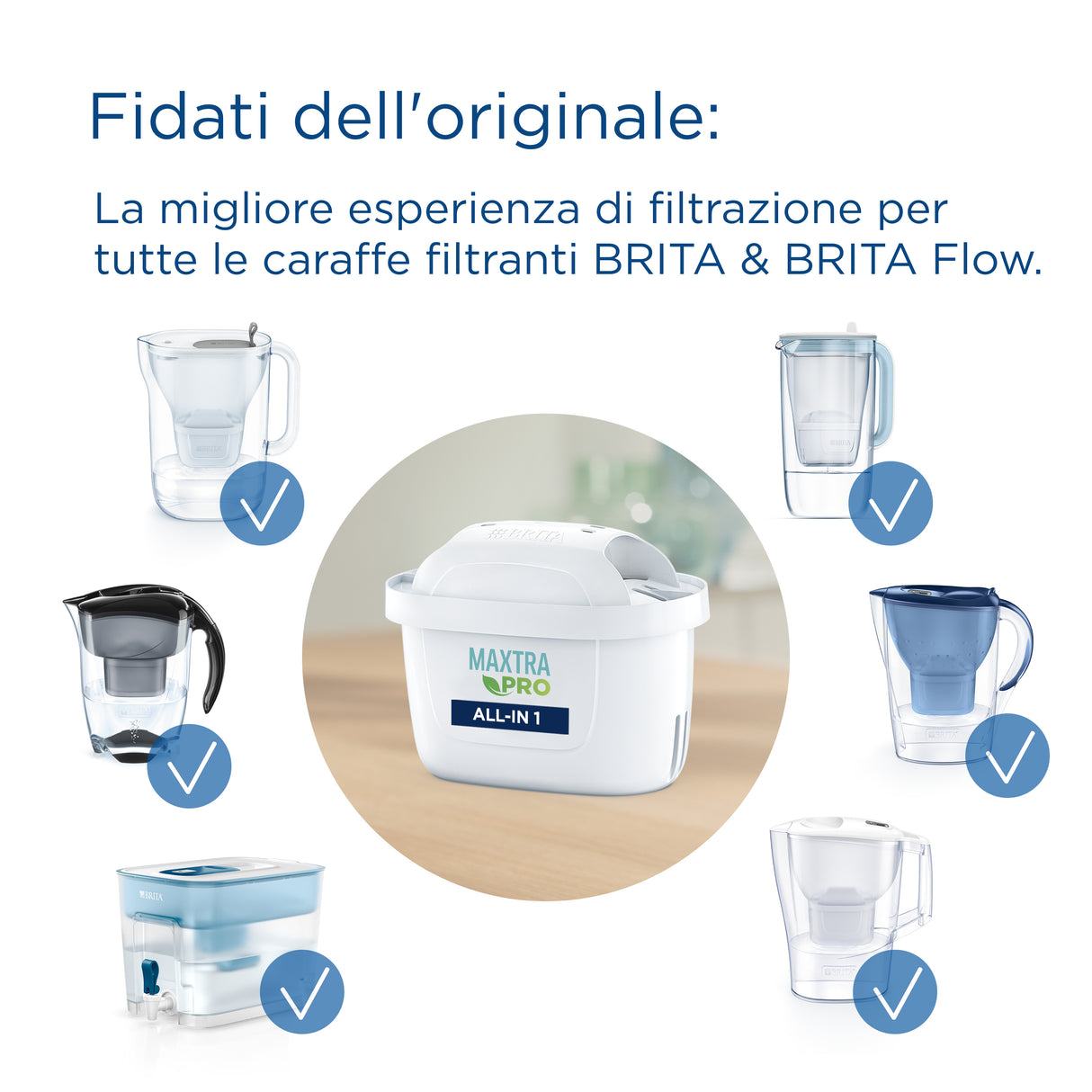 Brita Filtro per acqua MAXTRA PRO All-in-1 Pack 3 - NUOVO MAXTRA+: per acqua di rubinetto dal gusto migliore e meno impurità