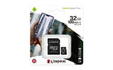 Kingston Technology Scheda micSDHC Canvas Select Plus 100R A1 C10 da 32GB + adattatore