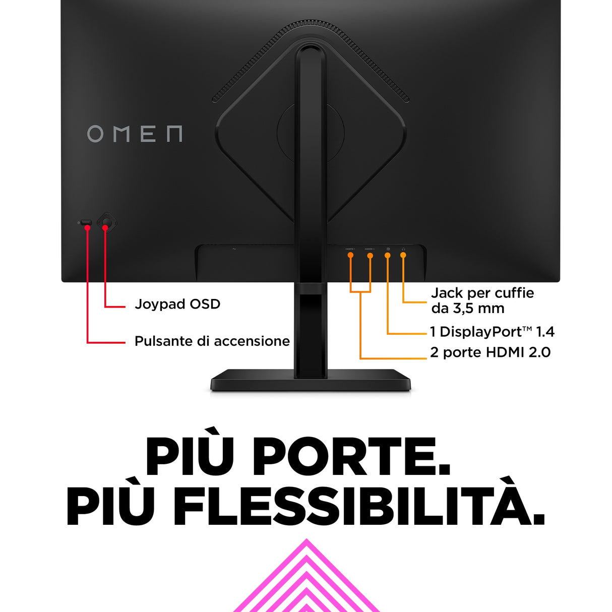 OMEN by HP Monitor da gaming 27" FHD 165 Hz – OMEN 27