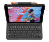 Logitech Slim Folio QWERTY Italiano Bluetooth Grafite