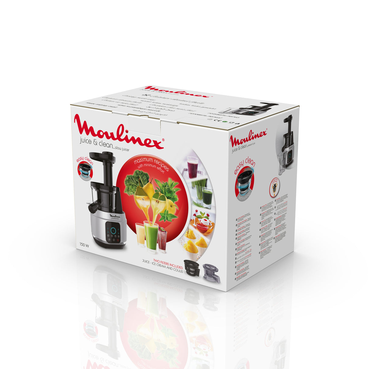 Moulinex ZU420E Estrattore Juice & Clean