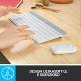 Logitech MK470 Kit Mouse e Tastiera, Layout Italiano Qwerty