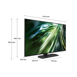 Samsung TV Neo QLED 4K 50" QE50QN90DATXZT Smart TV Wi-Fi Titan Black 2024, Processore NQ4 AI GEN2, Tecnologia Quantum Matrix, Neo Slim Design, OTS Lite