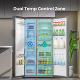 Hisense RS818N4TFE frigorifero side-by-side Libera installazione 632 L E Nero