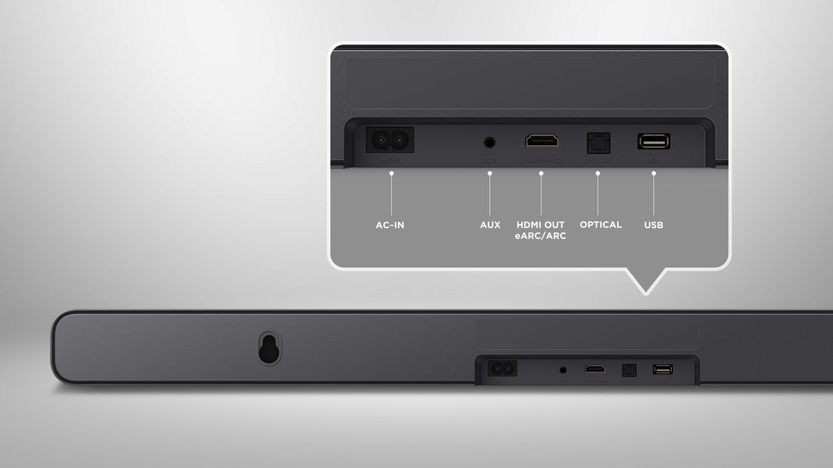 TCL S Soundbar S45H 2.0 canali, Dolby Atmos, supporto HDMI eARC, Bluetooth, 100W