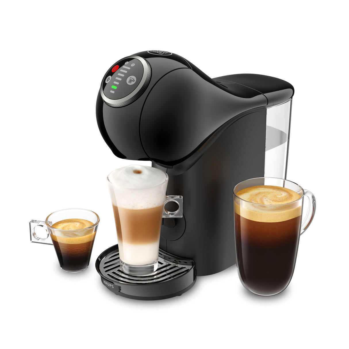 Krups Genio 2 KP3408, Macchina per espresso, 0,8 L, Capsule caffè, 1500 W, Nero